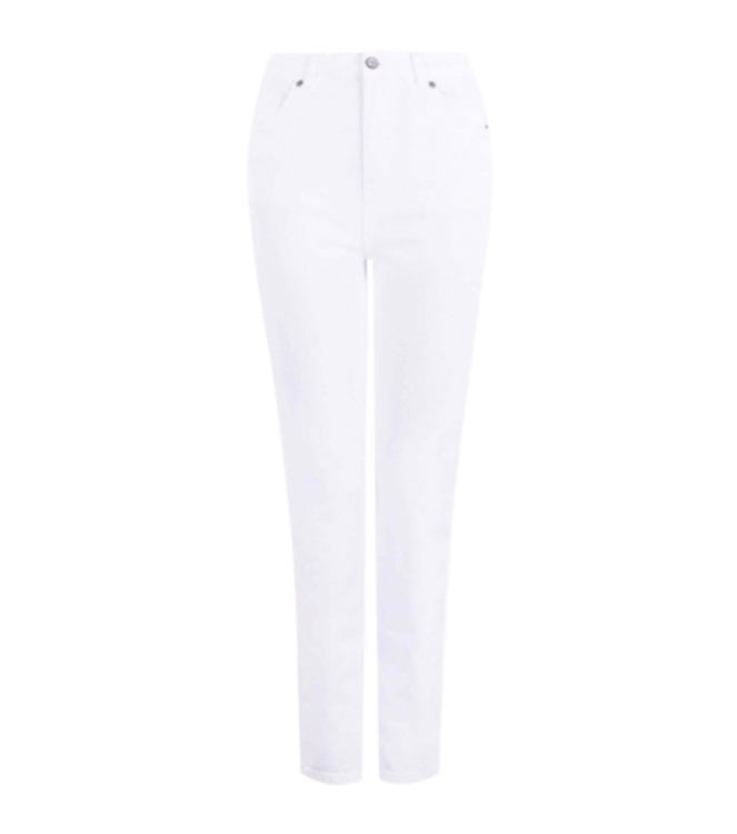 Anna Blue  B39-02-Ruth White Solid