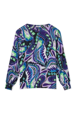 Kyra Indira blouse 451 deep purple