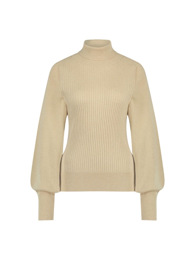 NUKUS Jessica Pullover Lurex 9 sand