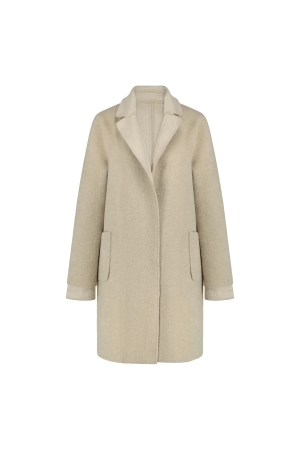 NUKUS Minte Coat Lammy 9 sand