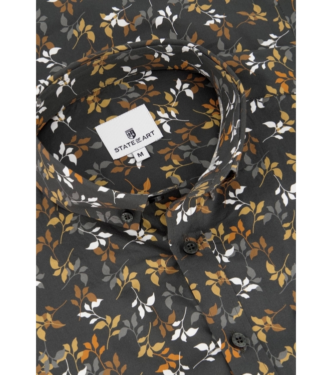 State of Art Shirt LS Print Popli Mosgroen