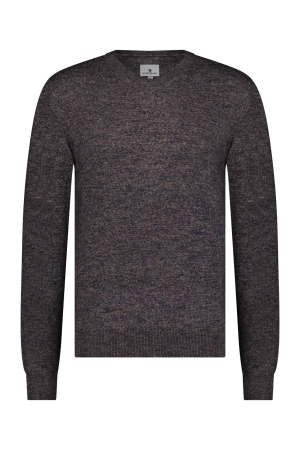 State of Art Pullover V-Neck Plai Donker
