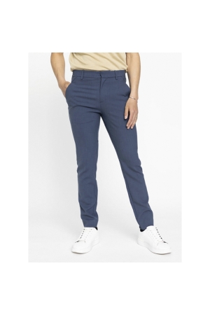 Plain Broek 30975 Blue Melange