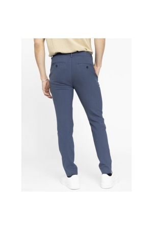 Plain Broek 30975 Blue Melange