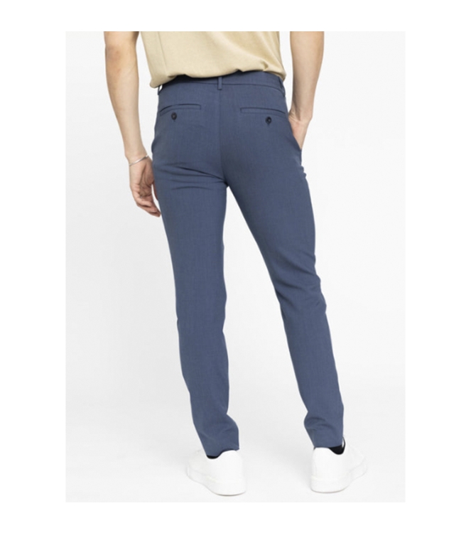 Plain Broek 30975 Blue Melange