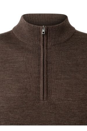 Maerz Pullover Stehkragen 1/1 Arm 188 d.bruin