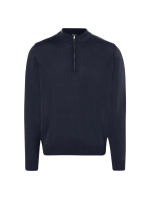 Maerz Pullover Stehkragen 1/1 Arm 399 Navy
