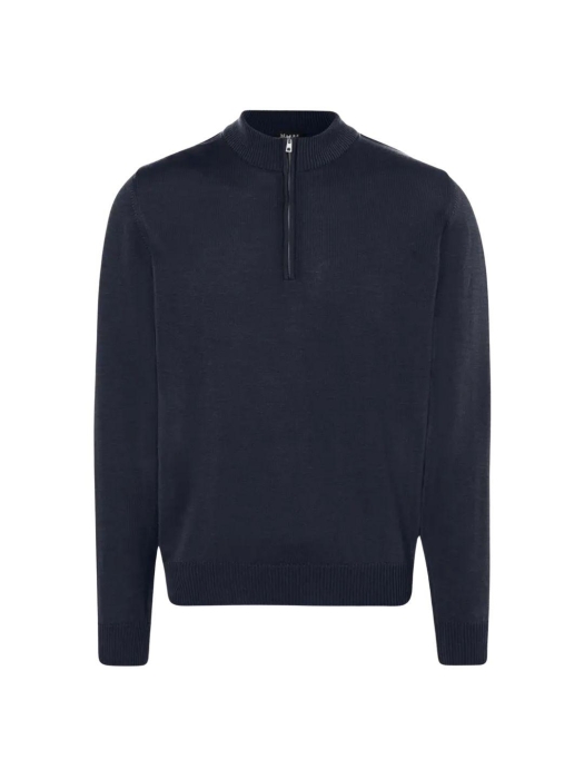Maerz Pullover Stehkragen 1/1 Arm 399 Navy