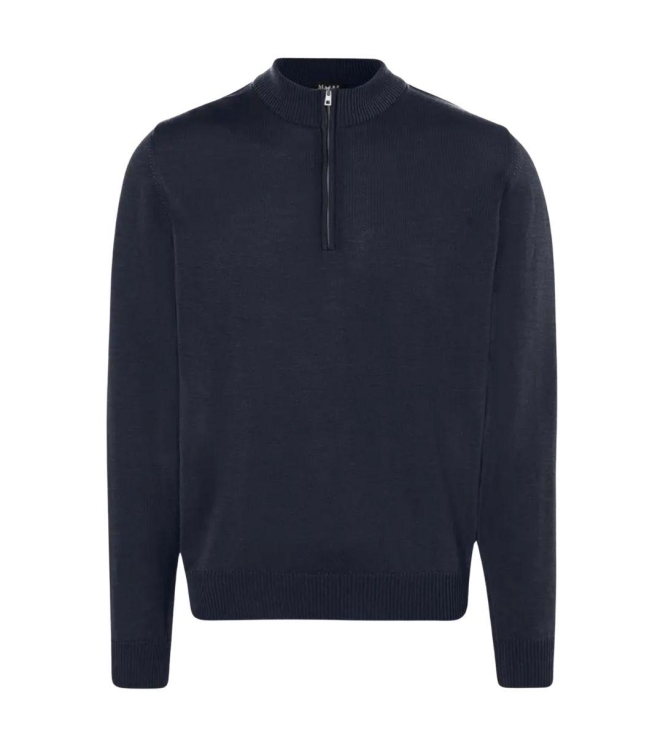 Maerz Pullover Stehkragen 1/1 Arm 399 Navy