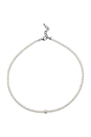 Abrazi Selena Parelketting 6mm Wit