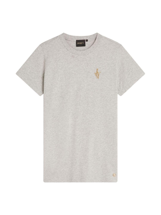 Josh V JV ZOE EMBROIDERY Grey melange