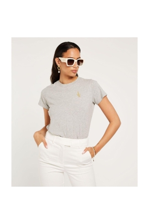 Josh V JV ZOE EMBROIDERY Grey melange