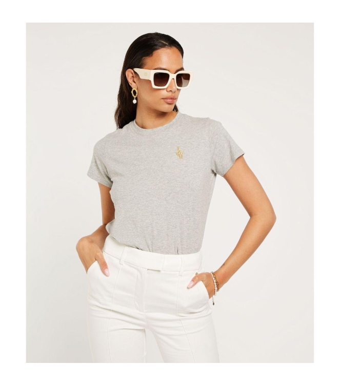 Josh V JV ZOE EMBROIDERY Grey melange