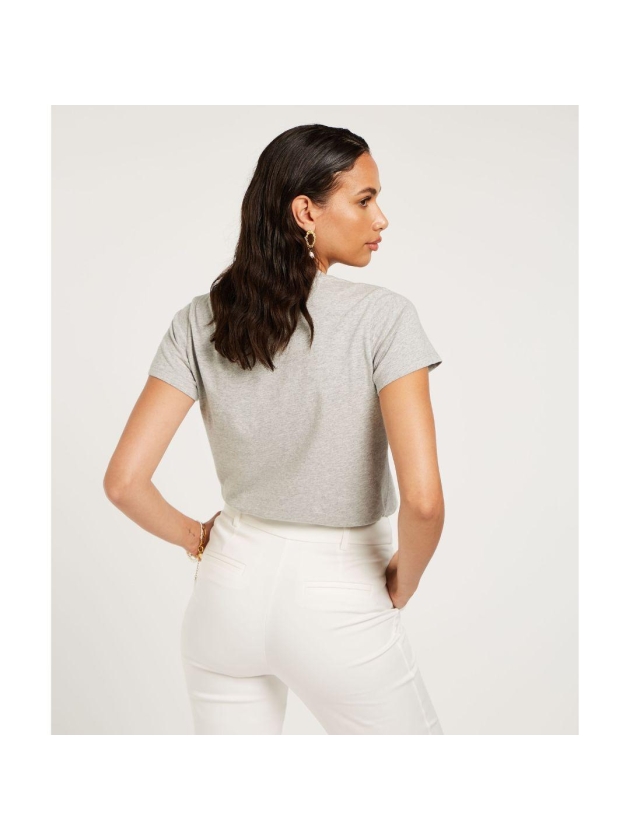 Josh V JV ZOE EMBROIDERY Grey melange