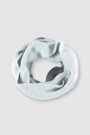 Rino en Pelle Scarf collar with paillettes 11 blanc