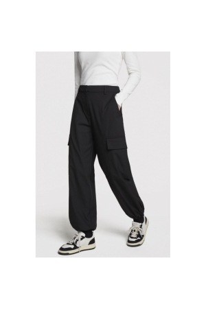 Alix the Label Ladies Woven Cargo Pants 999 black