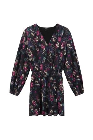 Alix the Label Ladies woven Paisley Flower Dress 100 multi colour