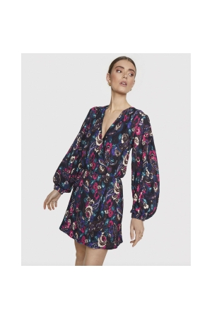 Alix the Label Ladies woven Paisley Flower Dress 100 multi colour