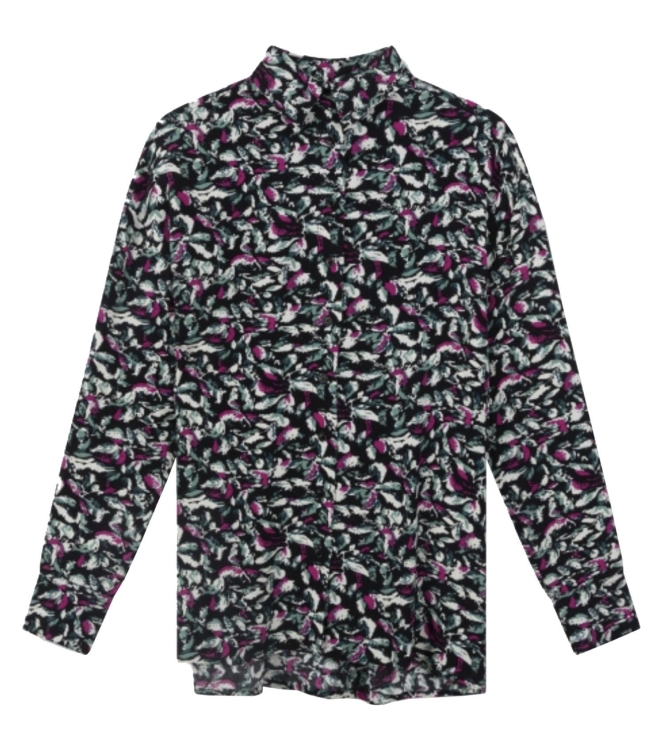 Alix the Label Ladies Woven Sktechy Flower Blouse 100 multi colour