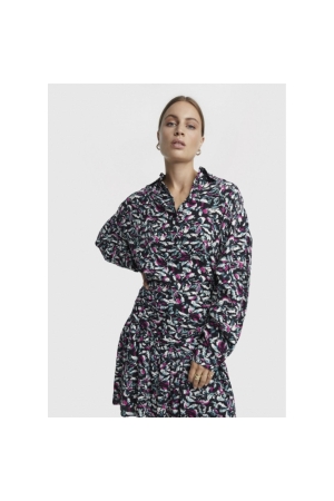 Alix the Label Ladies Woven Sktechy Flower Blouse 100 multi colour