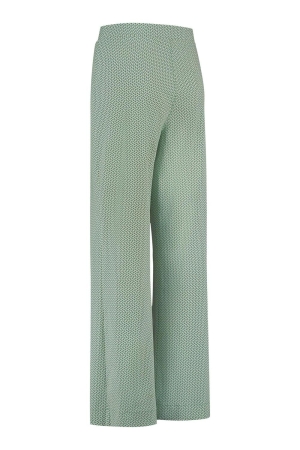 Studio Anneloes Jay maze trousers 1170 off white/green