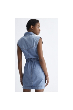 Liu Jo Denim E White Rebel Dress D.Blue Rebel