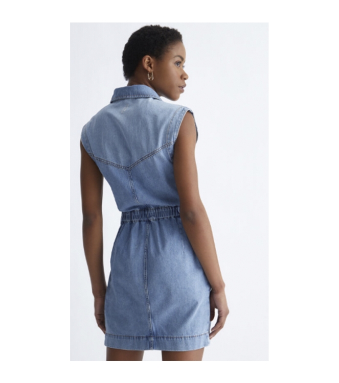 Liu Jo Denim E White Rebel Dress D.Blue Rebel