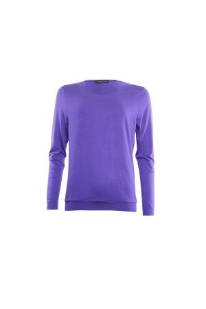 Sarto Fashion Blouson t-shirt o-neck f851 purple