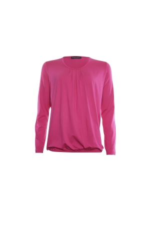 Sarto Fashion Blouson t-shirt o-neck f941 wild pink