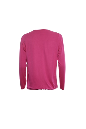 Sarto Fashion Blouson t-shirt o-neck f941 wild pink