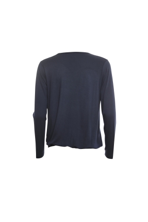 Sarto Fashion Blouson t-shirt o-neck f799 blue