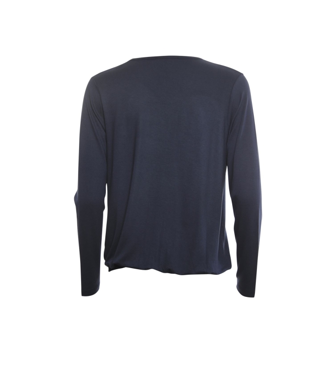 Sarto Fashion Blouson t-shirt o-neck f799 blue