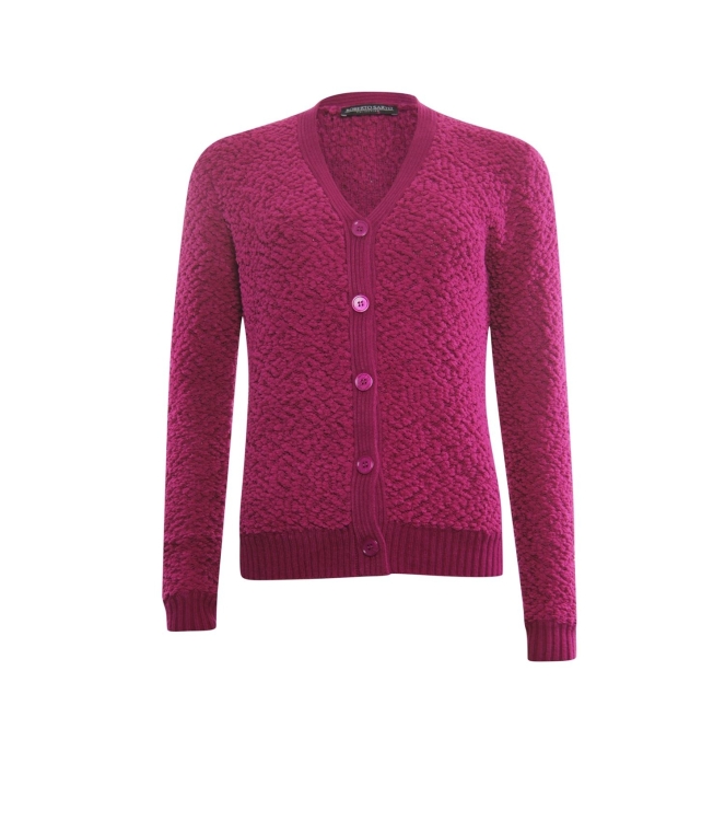 Sarto Fashion Cardigan v-neck f937 magenta