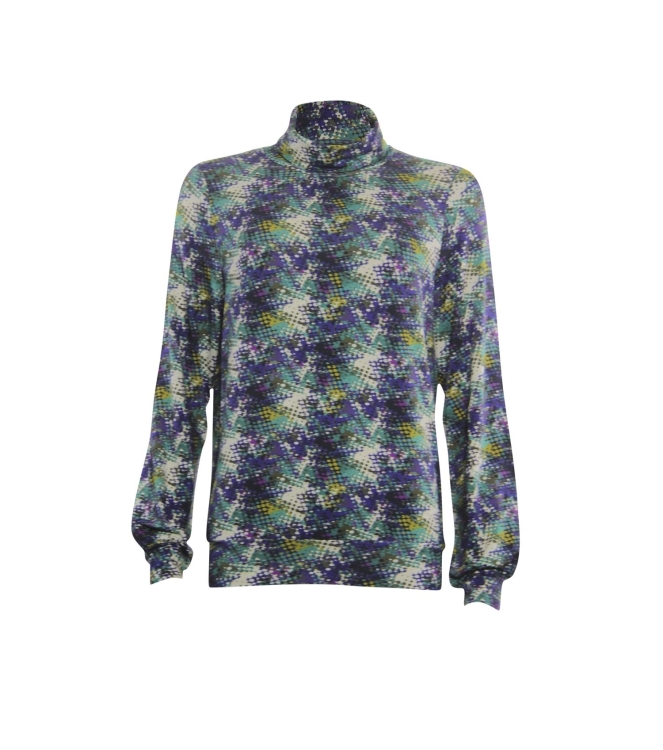 Sarto Fashion Blouson rollcollar f1961 emerald-violet