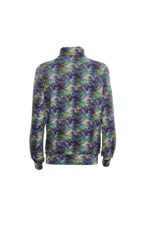 Sarto Fashion Blouson rollcollar f1961 emerald-violet