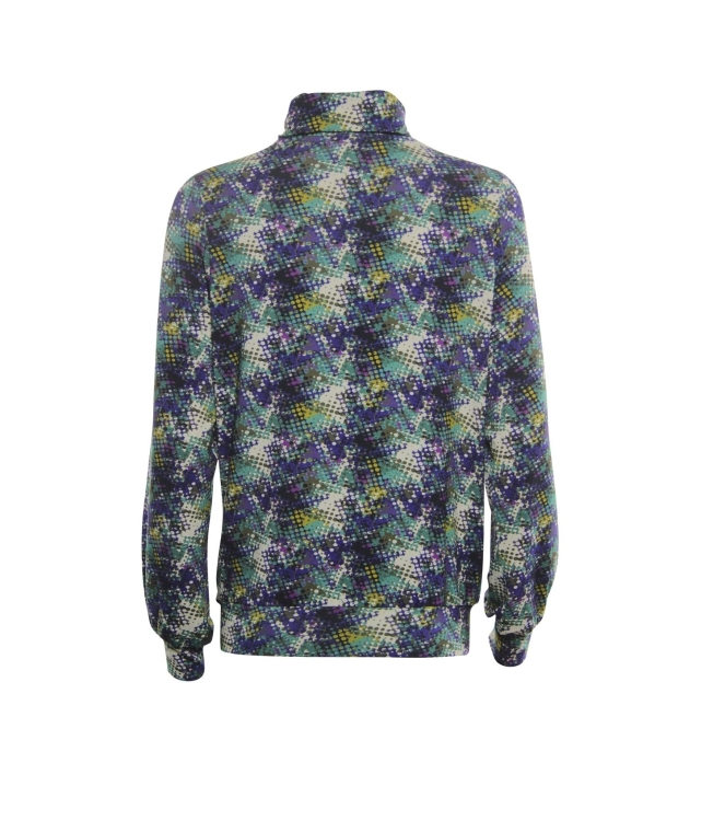 Sarto Fashion Blouson rollcollar f1961 emerald-violet