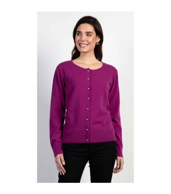 Sarto Fashion Cardigan o-neck f937 pink