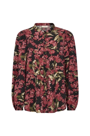 Freequent Shirt Black w. Rococco Red