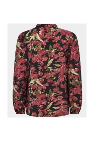 Freequent Shirt Black w. Rococco Red