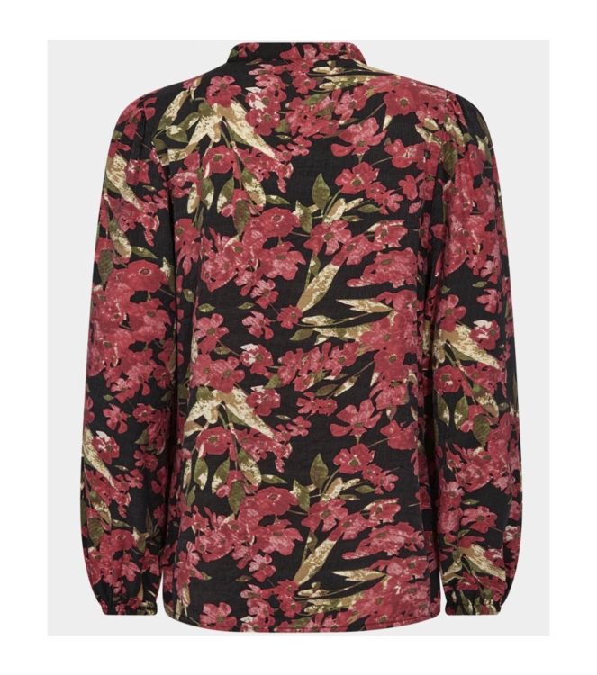 Freequent Shirt Black w. Rococco Red