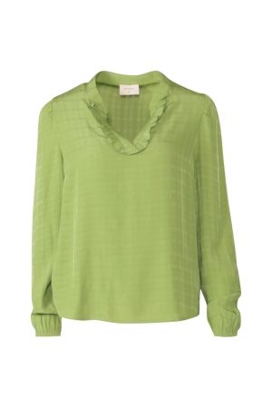 Freequent Blouse Piquant Green