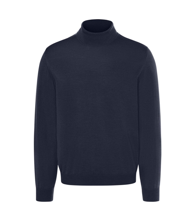 Maerz Pullover Rollkragen 1/1 Arm 399 Navy