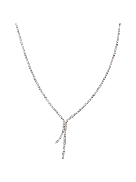 Abrazi Jet Ketting Zilver Zilver