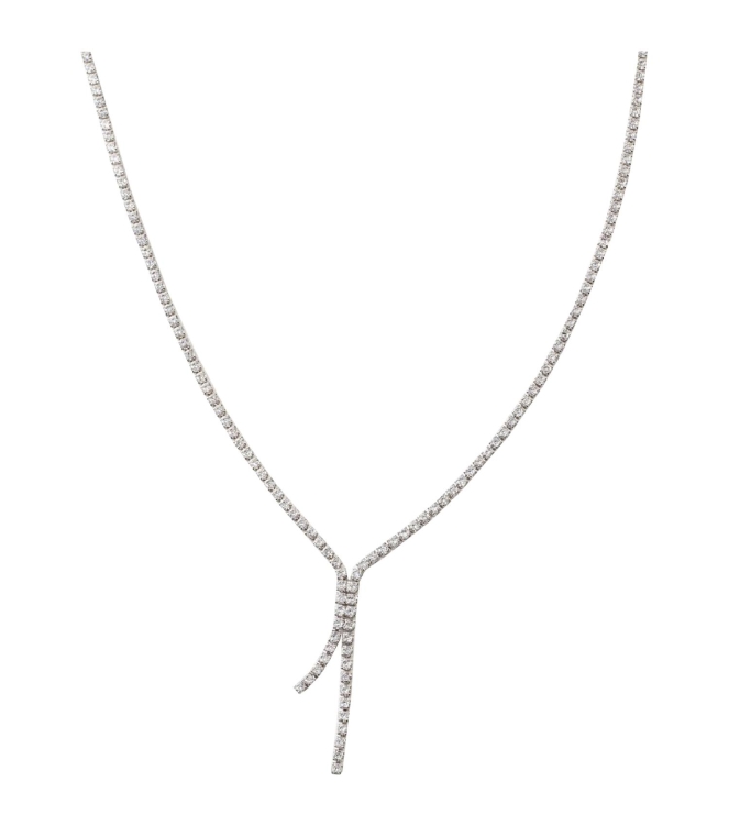 Abrazi Jet Ketting Zilver Zilver