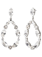 Abrazi Jane oorbellen Zilver Small Zilver