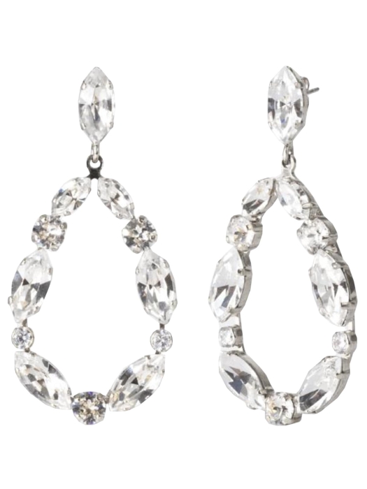 Abrazi Jane oorbellen Zilver Small Zilver