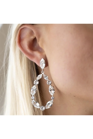 Abrazi Jane oorbellen Zilver Small Zilver