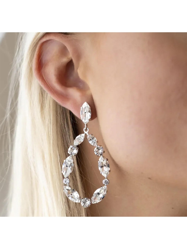 Abrazi Jane oorbellen Zilver Small Zilver