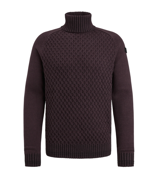 PME Legend Roll neck cotton 8200 Fudge