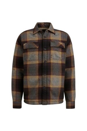 PME Legend Long Sleeve Shirt Flanel Yarndyed 8200 Fudge